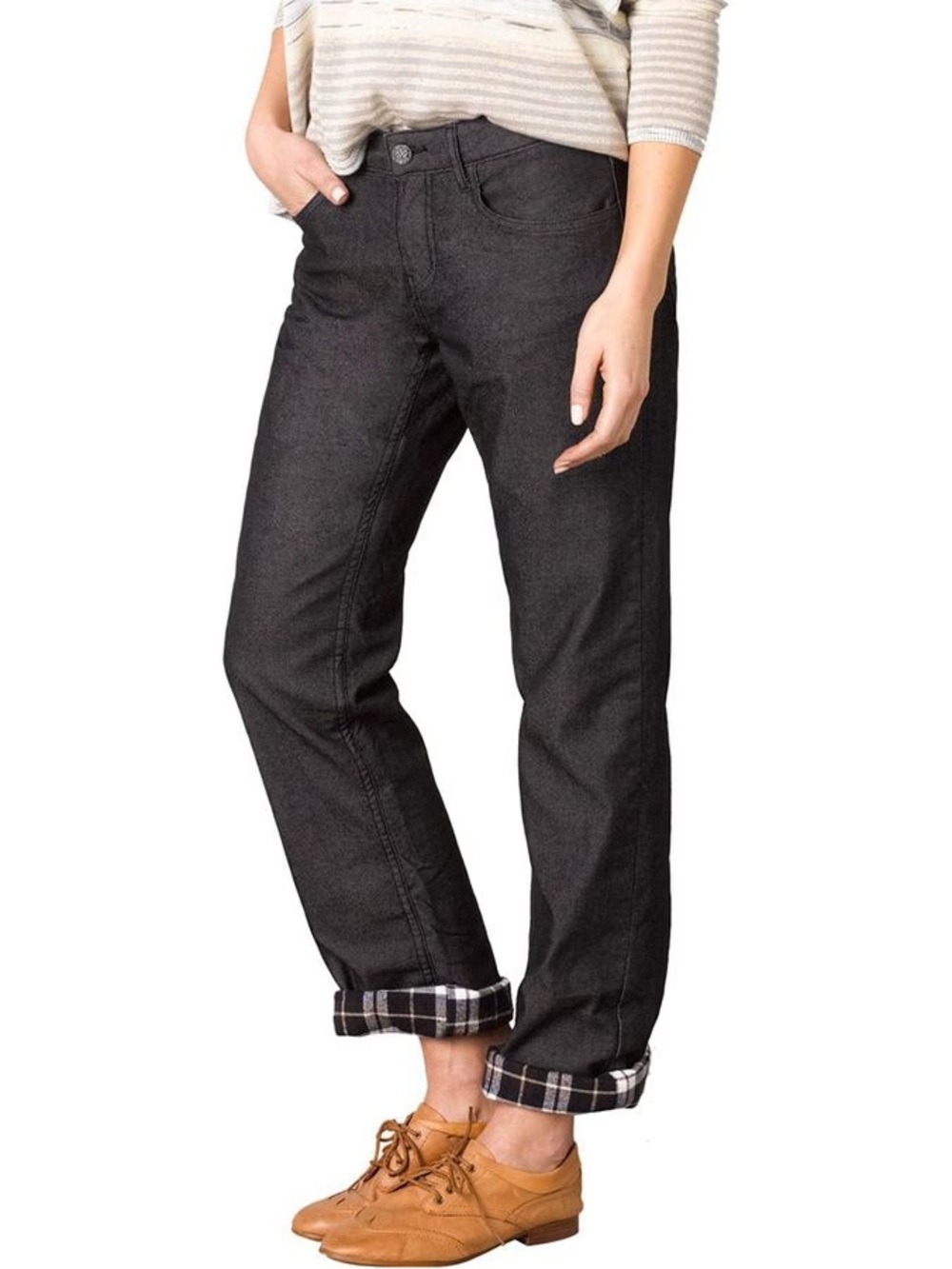 PrAna Flannel-Lined Jeans